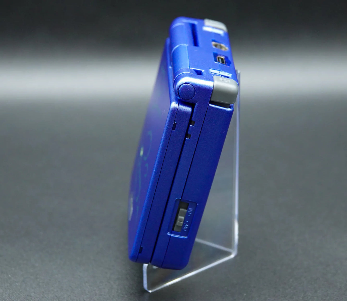 Nintendo Gameboy Advance SP Saphir Edition Set neues Gehäuse neue Displayscheibe