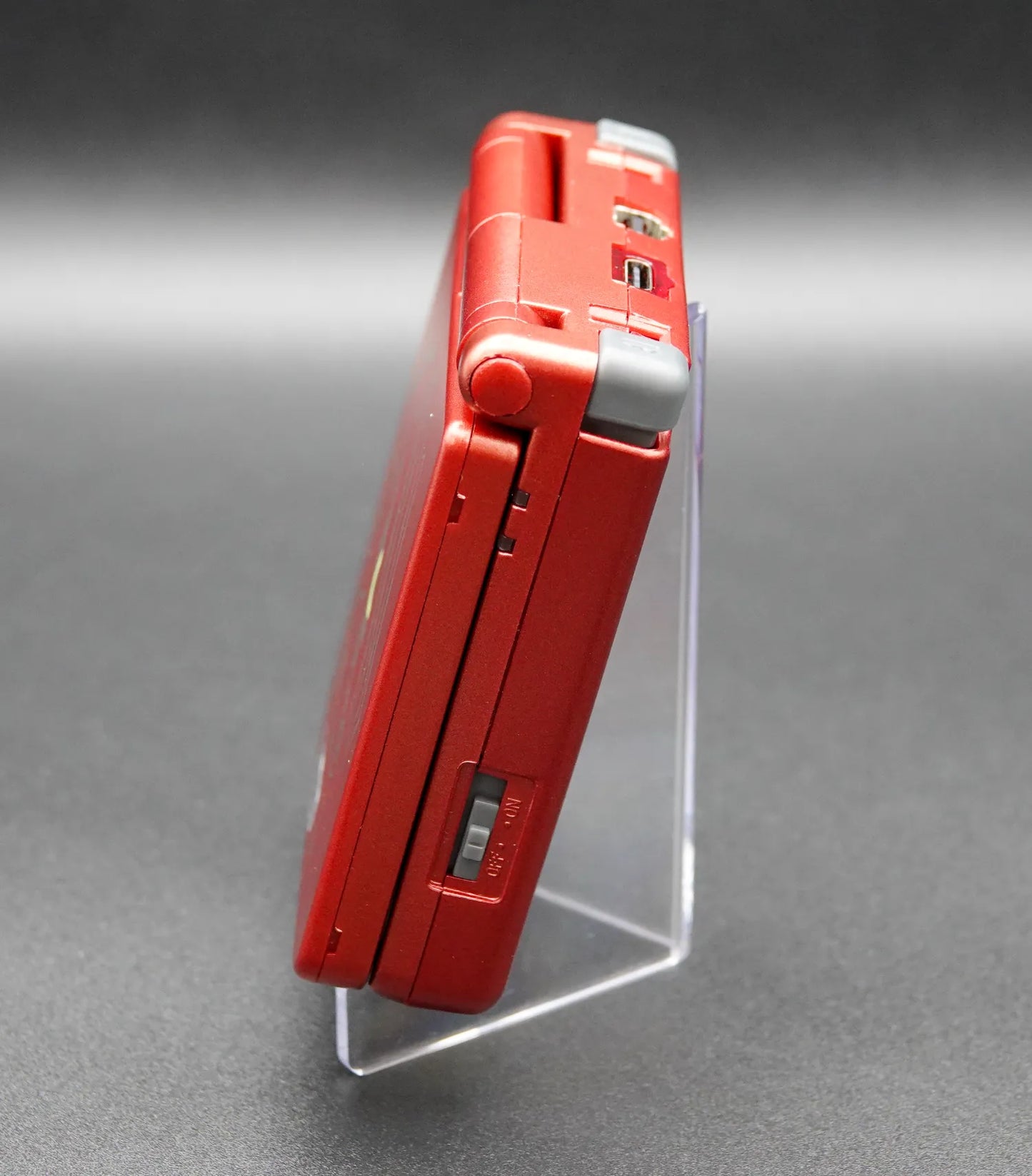 Nintendo Gameboy Advance SP Rubin Edition Set neues Gehäuse neue Displayscheibe