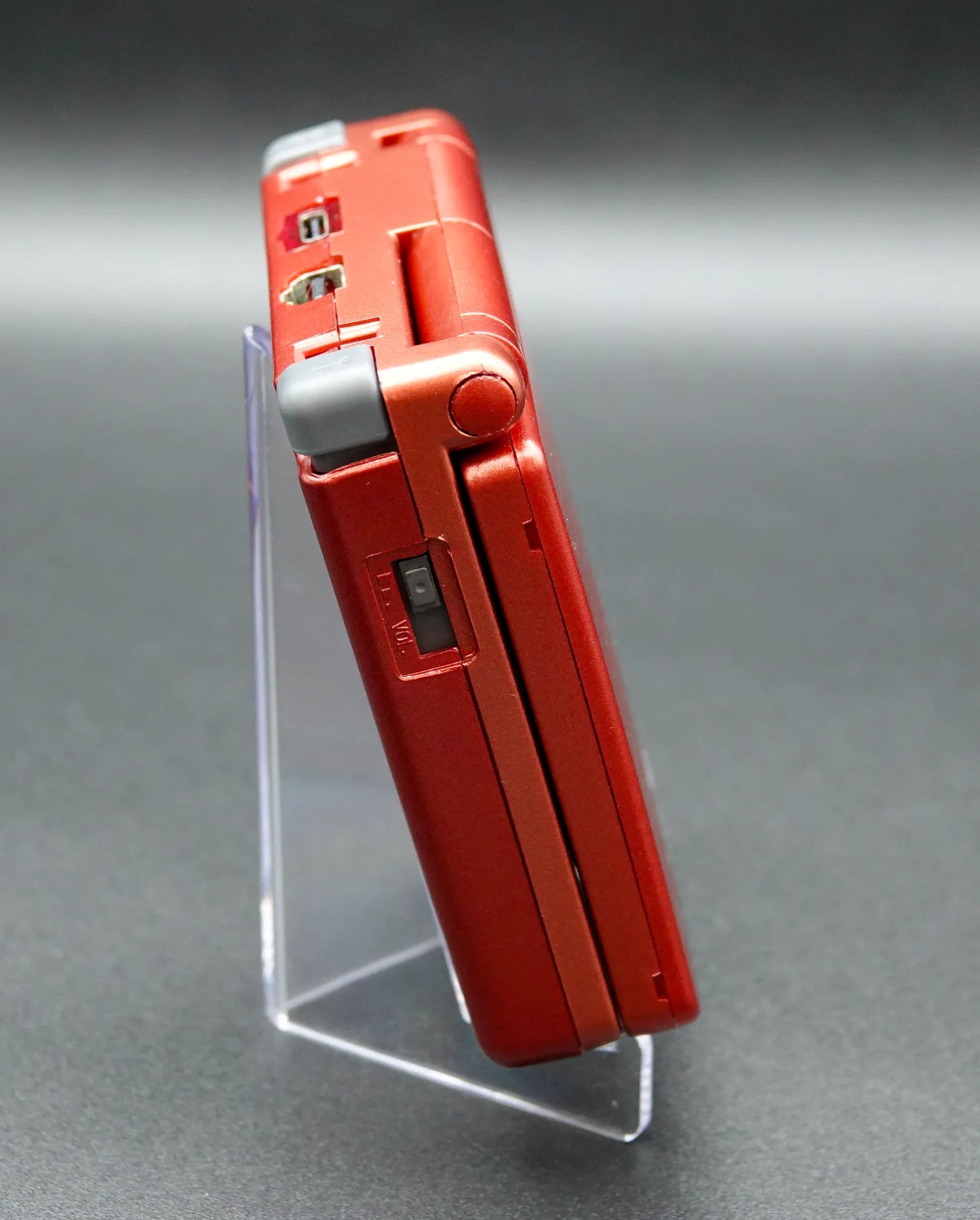 Nintendo Gameboy Advance SP Rubin Edition Set neues Gehäuse neue Displayscheibe