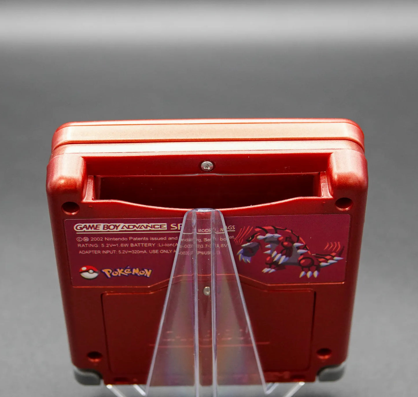 Nintendo Gameboy Advance SP Rubin Edition Set neues Gehäuse neue Displayscheibe