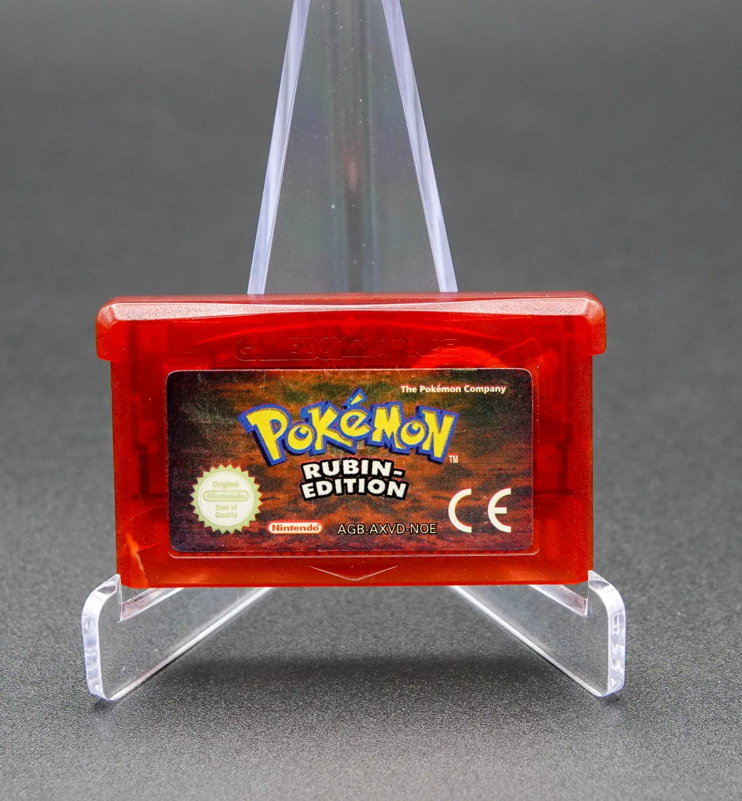 Nintendo Gameboy Advance SP Rubin Edition Set neues Gehäuse neue Displayscheibe