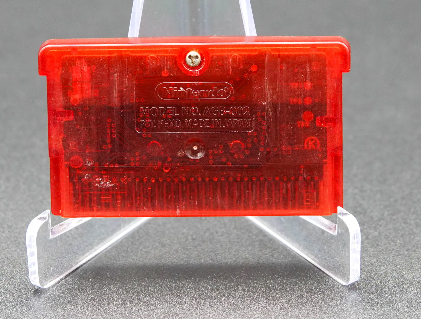 Nintendo Gameboy Advance SP Rubin Edition Set neues Gehäuse neue Displayscheibe