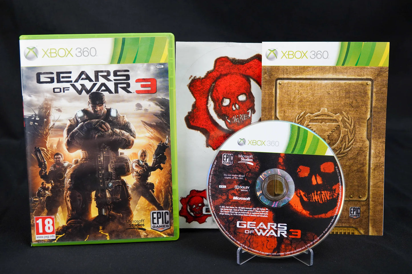 Gears of War 3 - XBOC 360 Spiel - PAL - Deutsch - CiB - Gebraucht - FSK 18