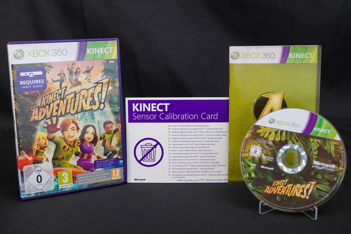 Kinect Adventures - XBOX 360 Bewegungsspiel - PAL - Deutsch - CiB - Gebraucht