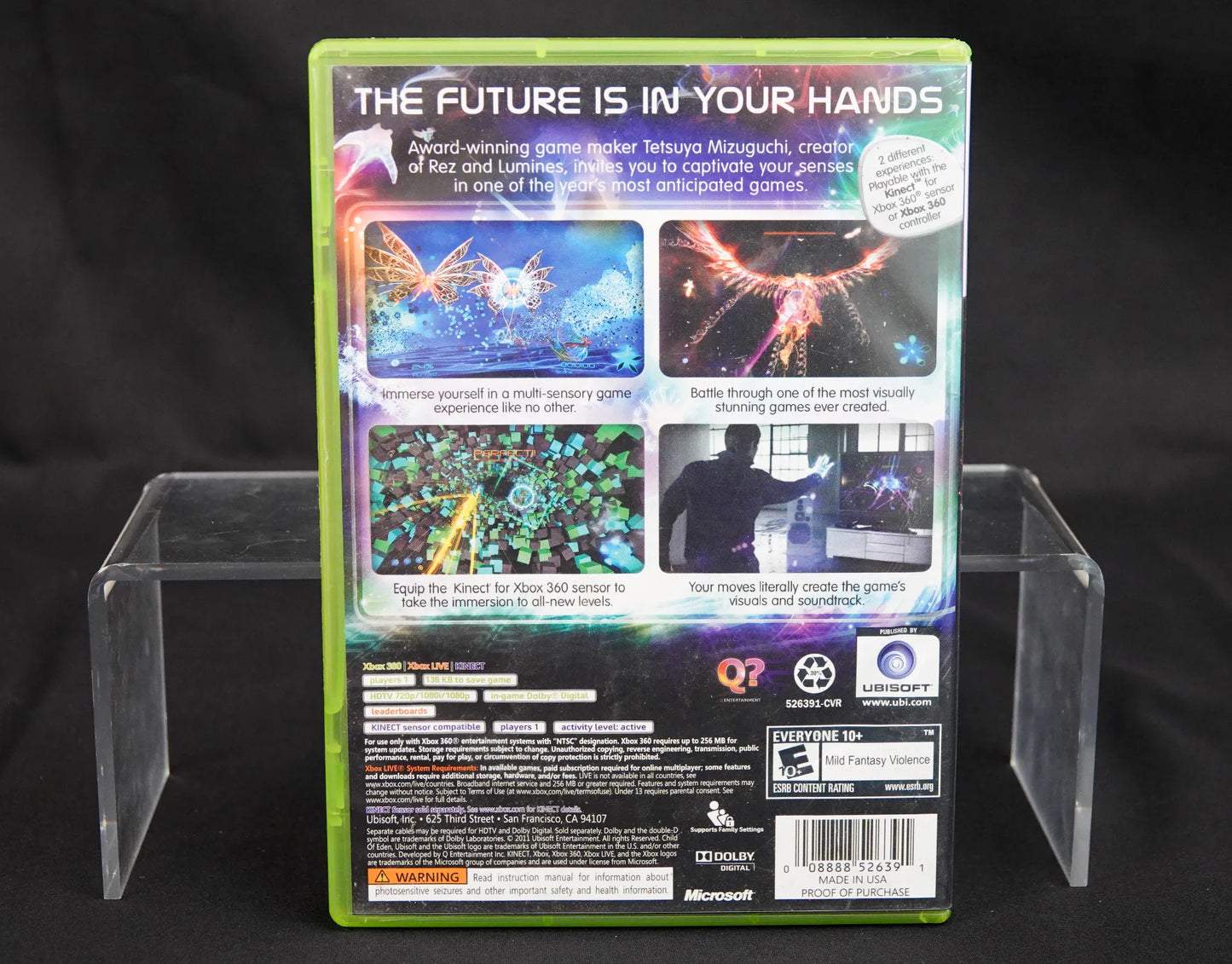 Child of Eden - XBOX 360 Kinect Spiel - PAL - Deutsch - CiB - Gebraucht