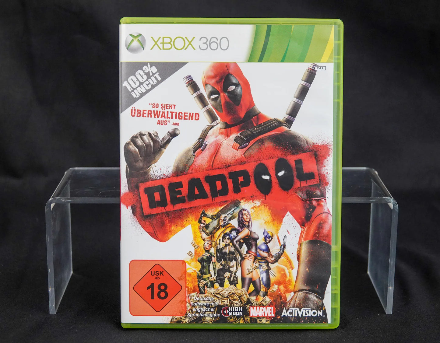 Marvel Deadpool 100% Uncut - XBOX 360 Spiel - PAL - Deutsch - Gebraucht - FSK 18