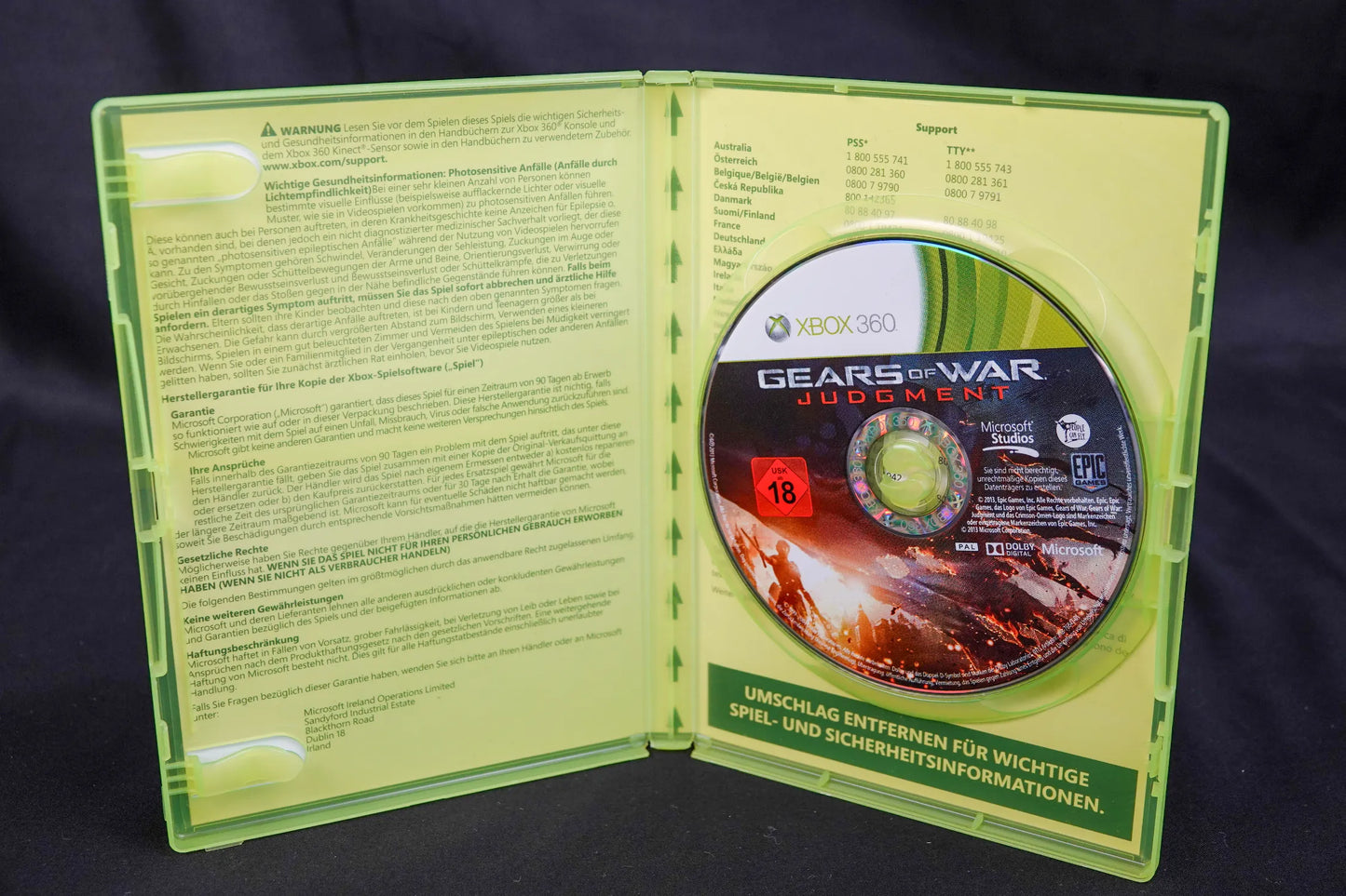 Gears of War Judgement - XBOC 360 SPiel - PAL - Deutsch - Gebraucht - FSK 18