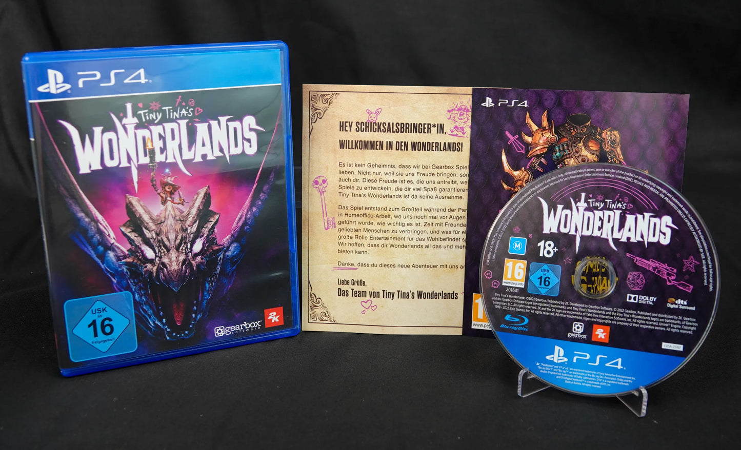 Tiny Tinas Wonderland - Sony Playstation PS4 - PAL - Deutsch - CiB - Gebraucht