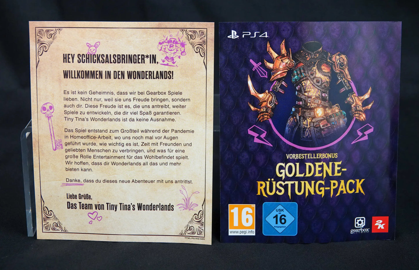 Tiny Tinas Wonderland - Sony Playstation PS4 - PAL - Deutsch - CiB - Gebraucht