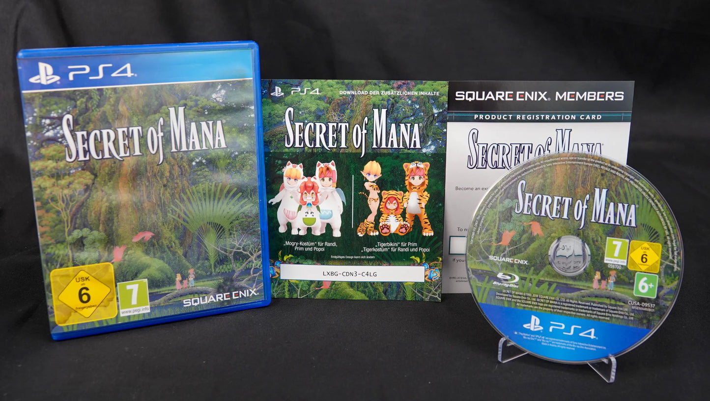 Secret of Mana - Sony Playstation PS4 Spiel - PAL - Deutsch - CiB - Gebraucht