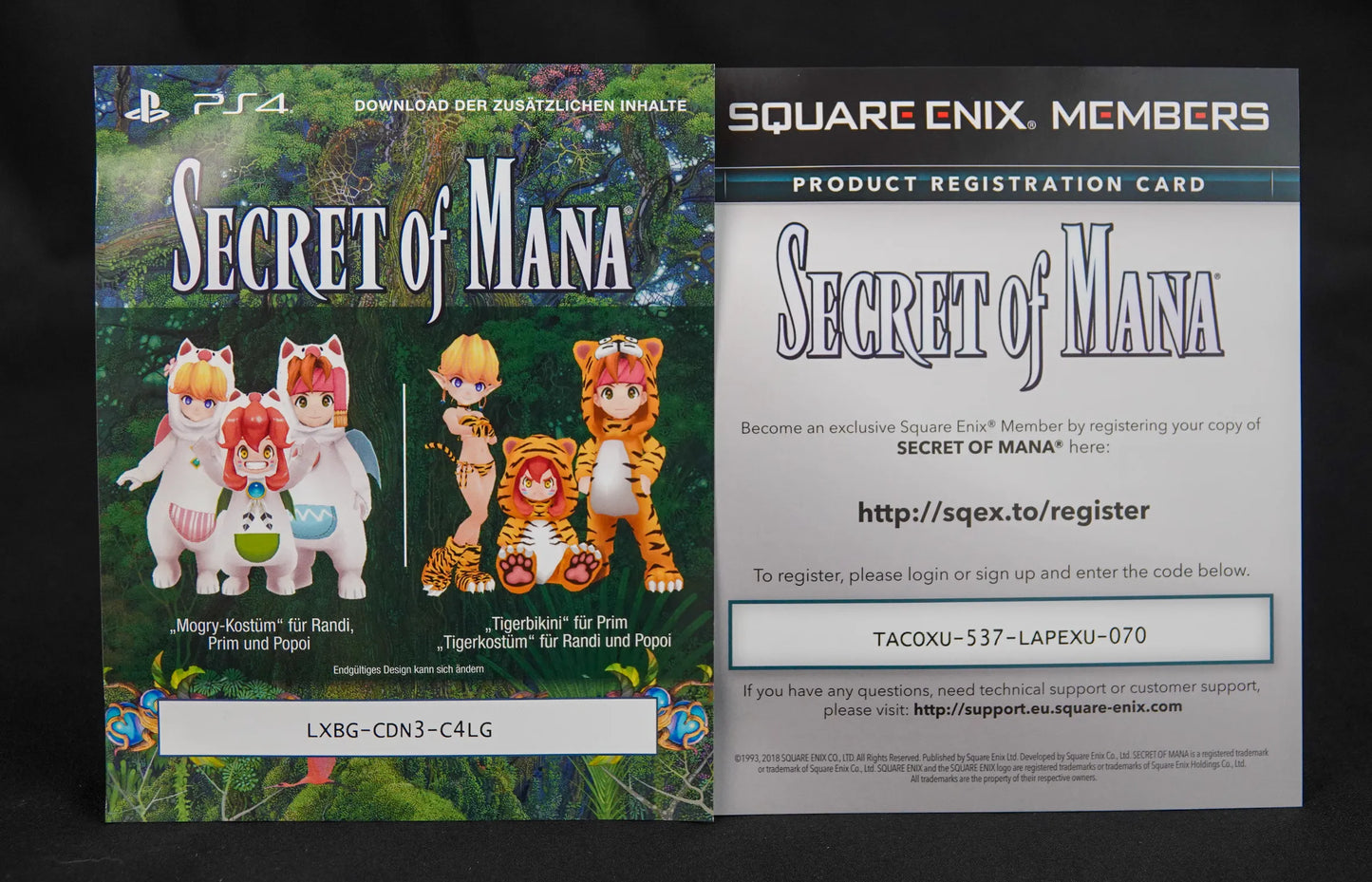Secret of Mana - Sony Playstation PS4 Spiel - PAL - Deutsch - CiB - Gebraucht