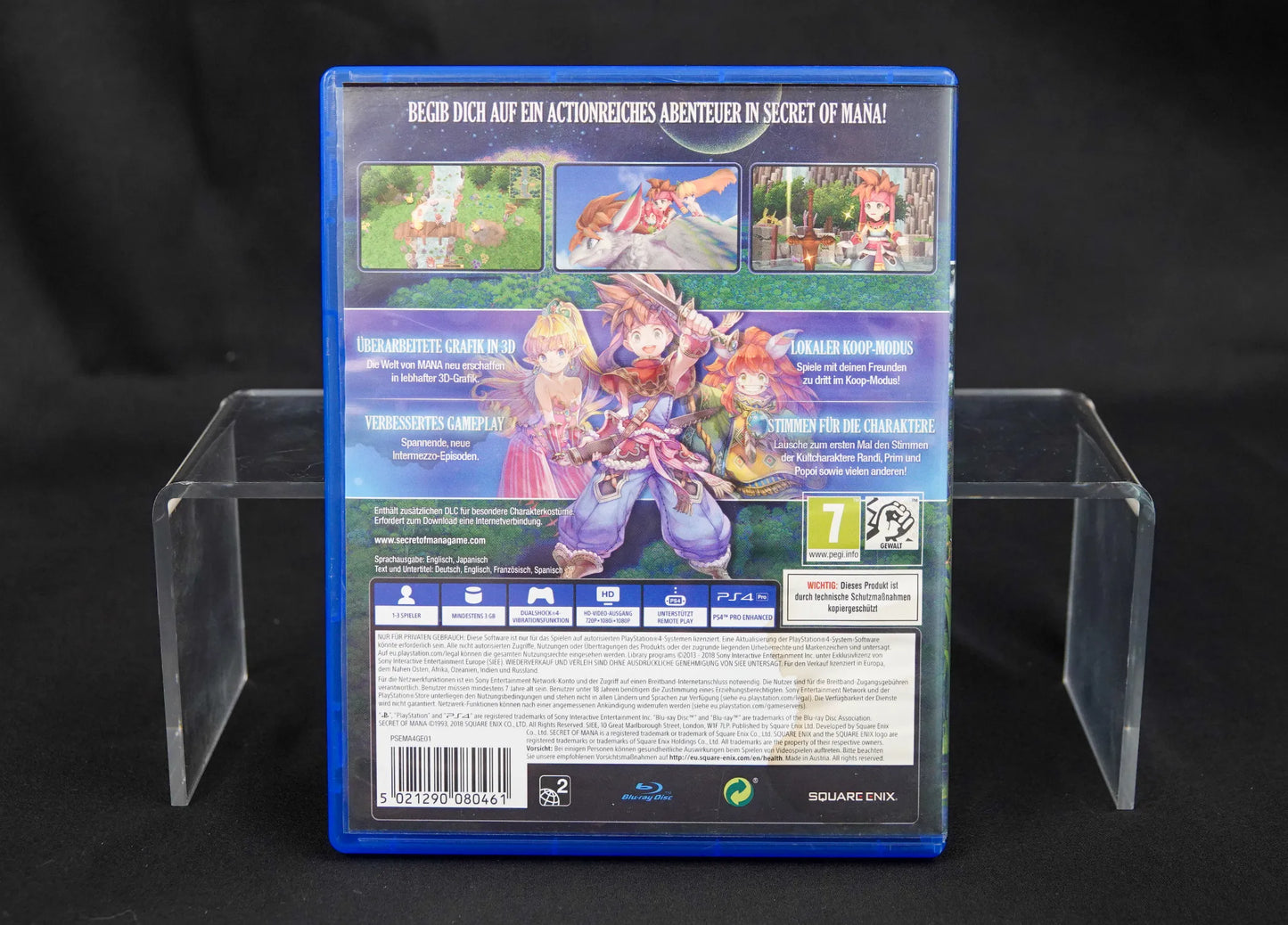 Secret of Mana - Sony Playstation PS4 Spiel - PAL - Deutsch - CiB - Gebraucht