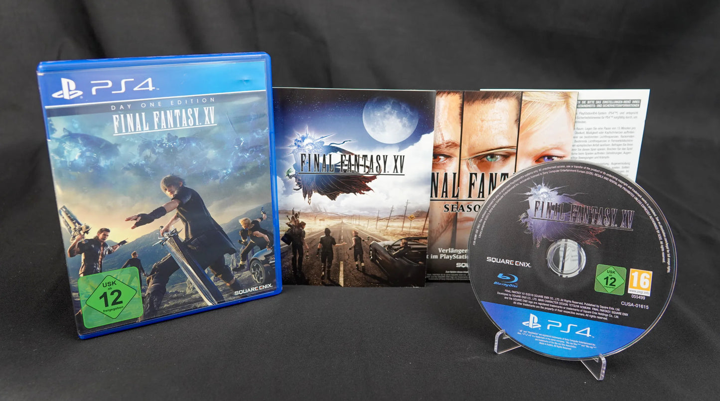 Final Fantasy XV / 15 Day One Edition Playstation PS4 PAL Deutsch CiB Gebraucht