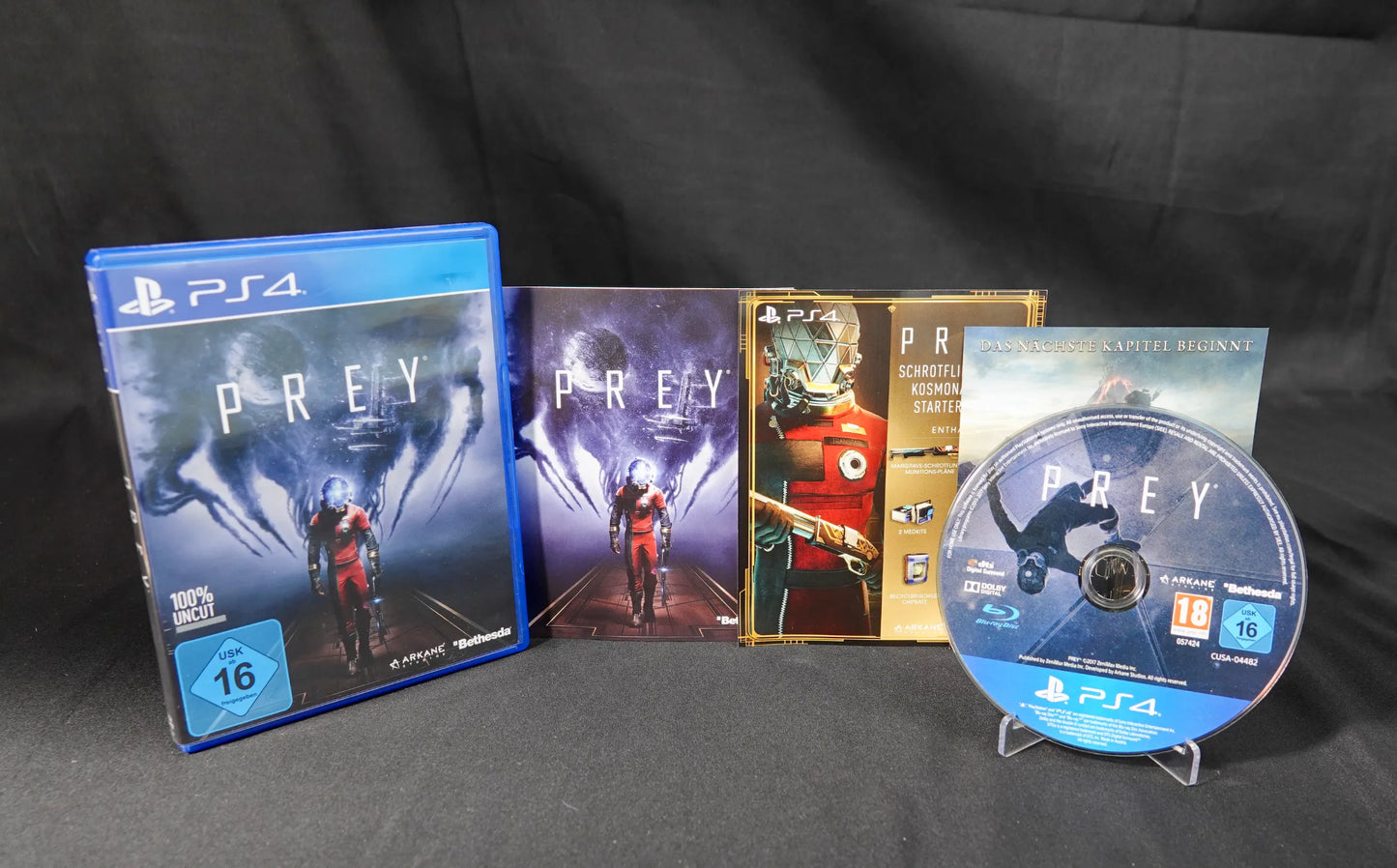 Prey - Sony Playstation PS4 Spiel - Bethesda - PAL - Deutsch - CiB - Gebraucht