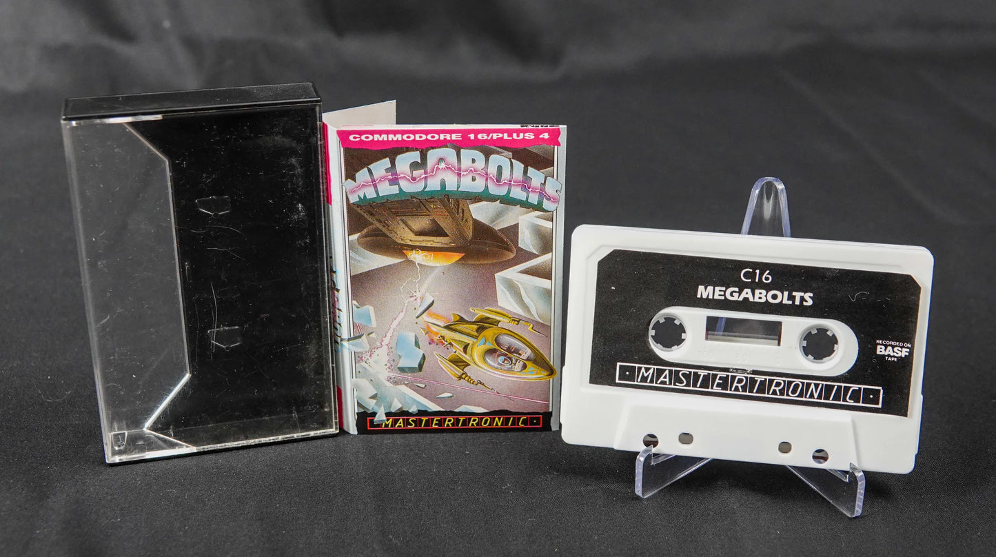 Megabolts - Retro Spiel für C16 Commodore 16 / Plus 4 - CiB - Englisch Gebraucht