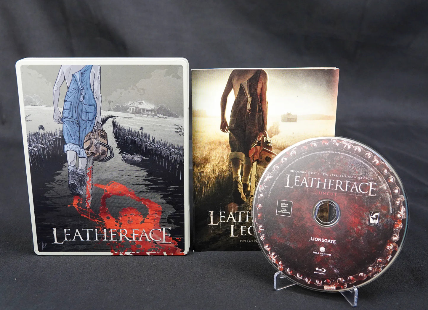 Leatherface Uncut - Blue Ray Steelbook - mit Begleitheft - Deutsch