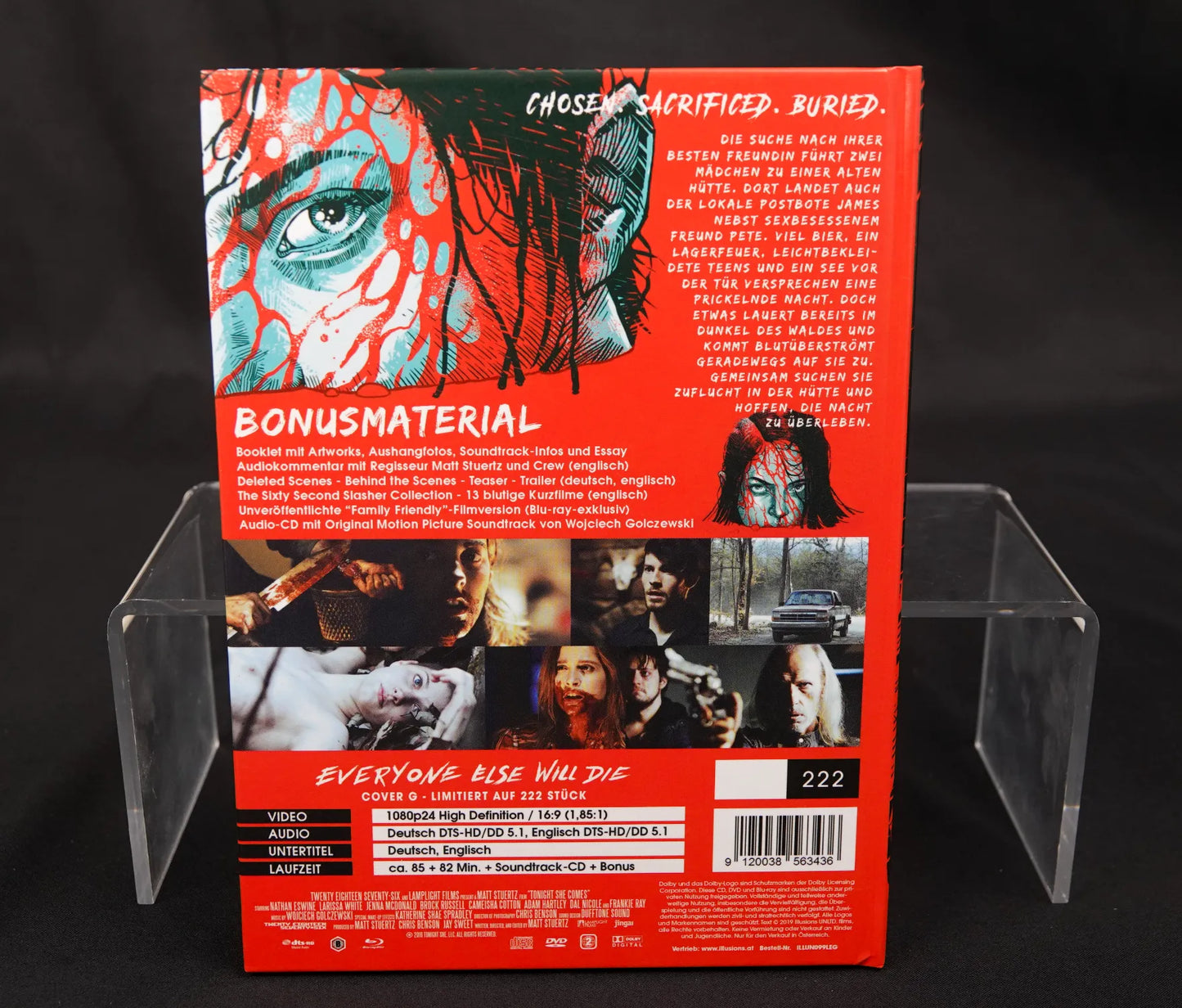 Tonight She Comes - 222 Limited Edition - Blue Ray Mediabook - Cover G - Deutsch