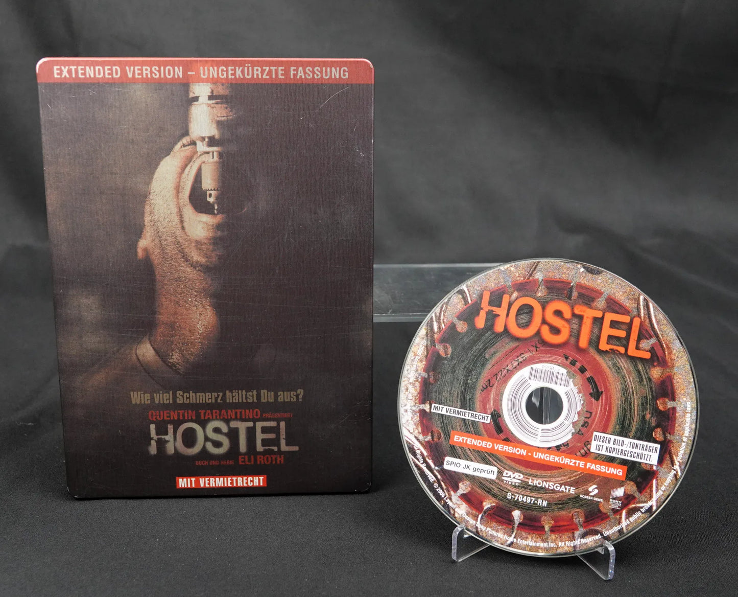 Hostel - Extended Version - DVD Steelbook Quentin Tarantino Eli Roth DVD Deutsch