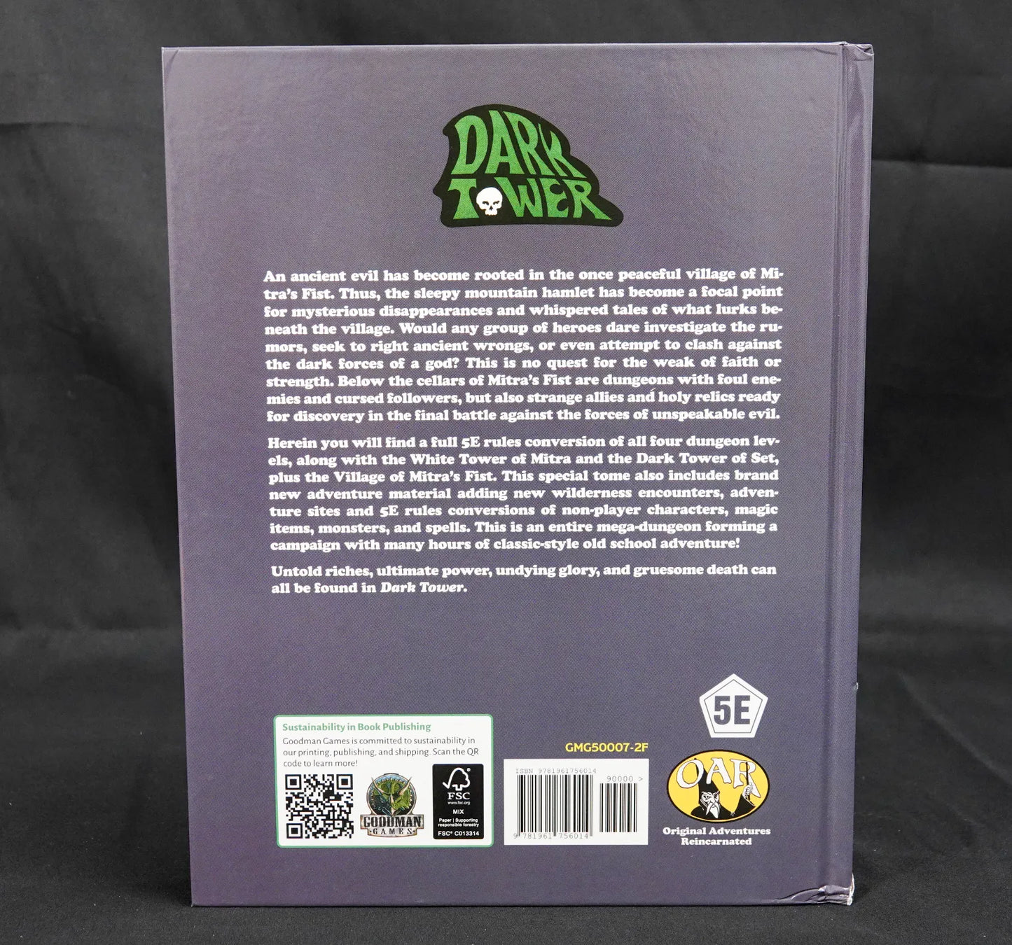 Goodman Games 5E - Original Adventures Reincarnated 7 - Dark Tower Schuber