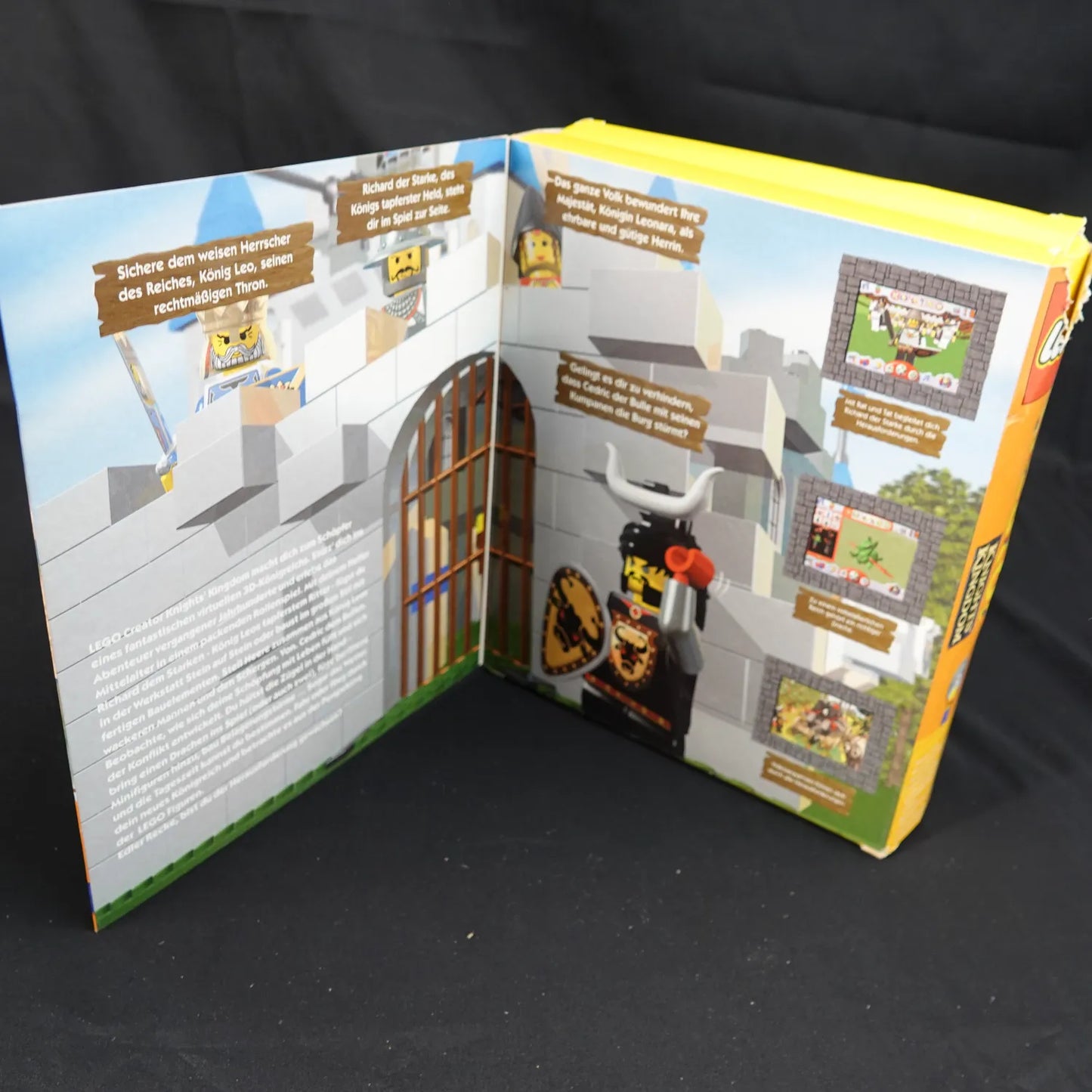 LEGO creator Knights Kingdom PC Game - Big Box mit Anleitung - Deutsch Gebraucht