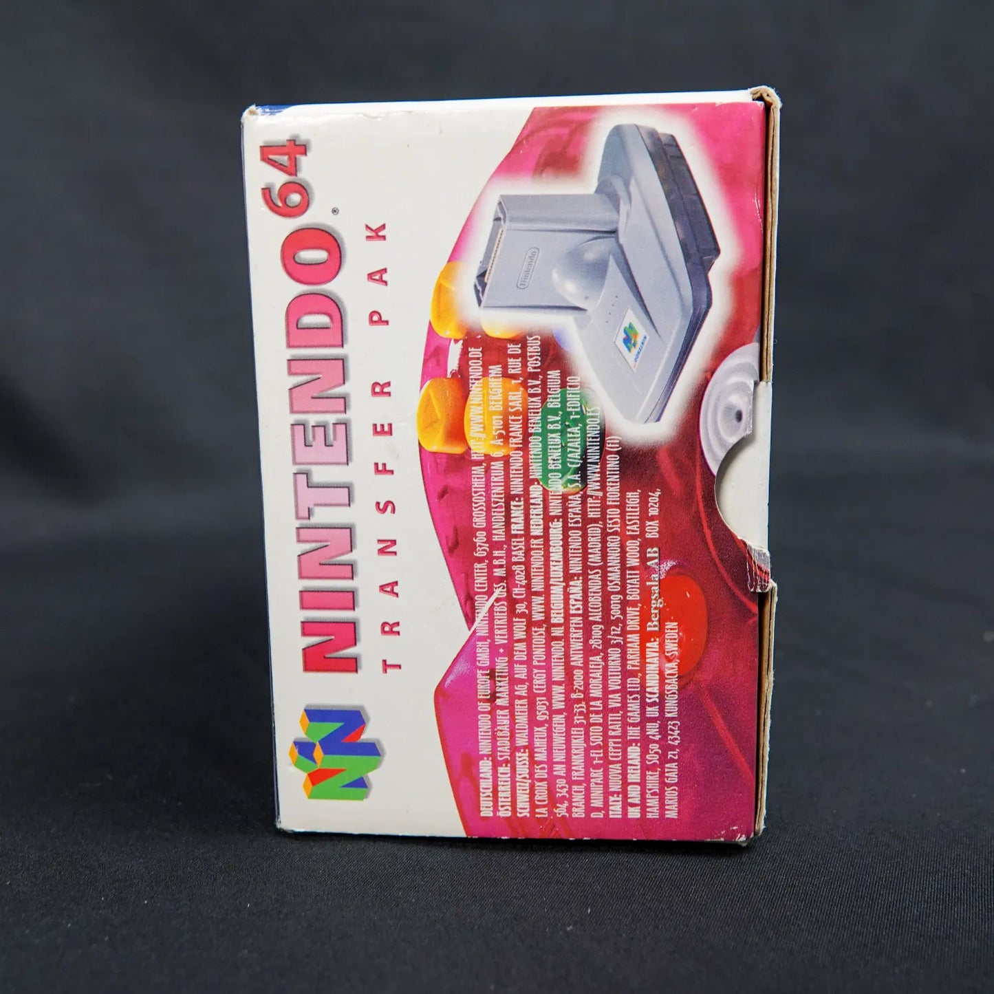 Nintendo 64 N64 Transfer Pak - CiB in OVP Originalkarton und Inlay - Gebraucht