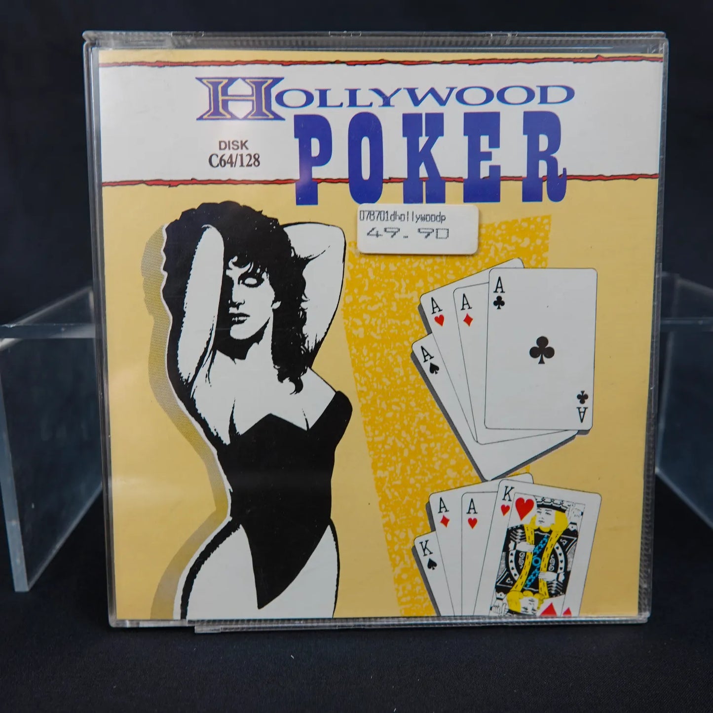 Hollywood Poker - CBM Commodore 64 C64 / 128 Diskette - CiB Komplett - Englisch