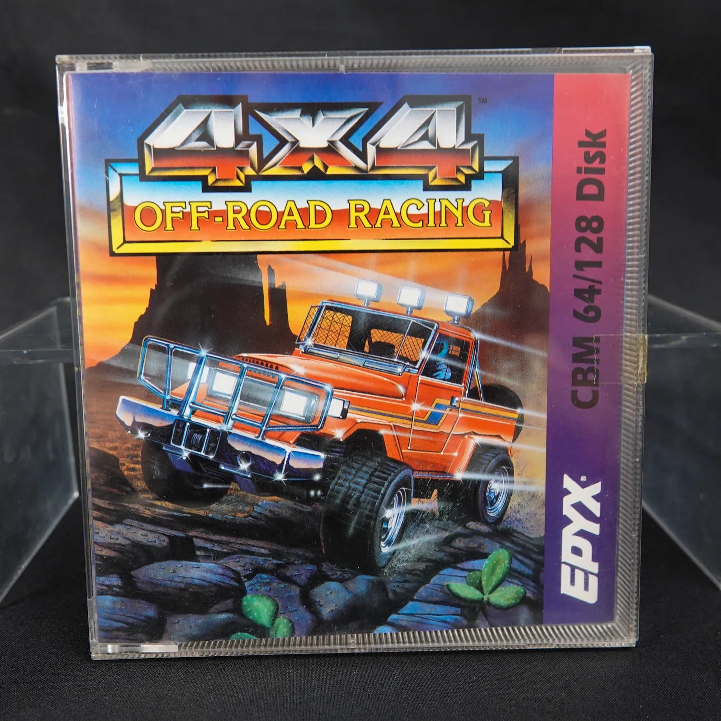 4X4 Off-Road Racing - Commodore 64 C64 / 128 Diskette - CiB Komplett - Englisch