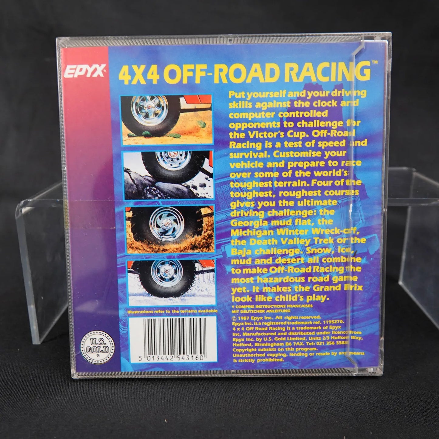 4X4 Off-Road Racing - Commodore 64 C64 / 128 Diskette - CiB Komplett - Englisch