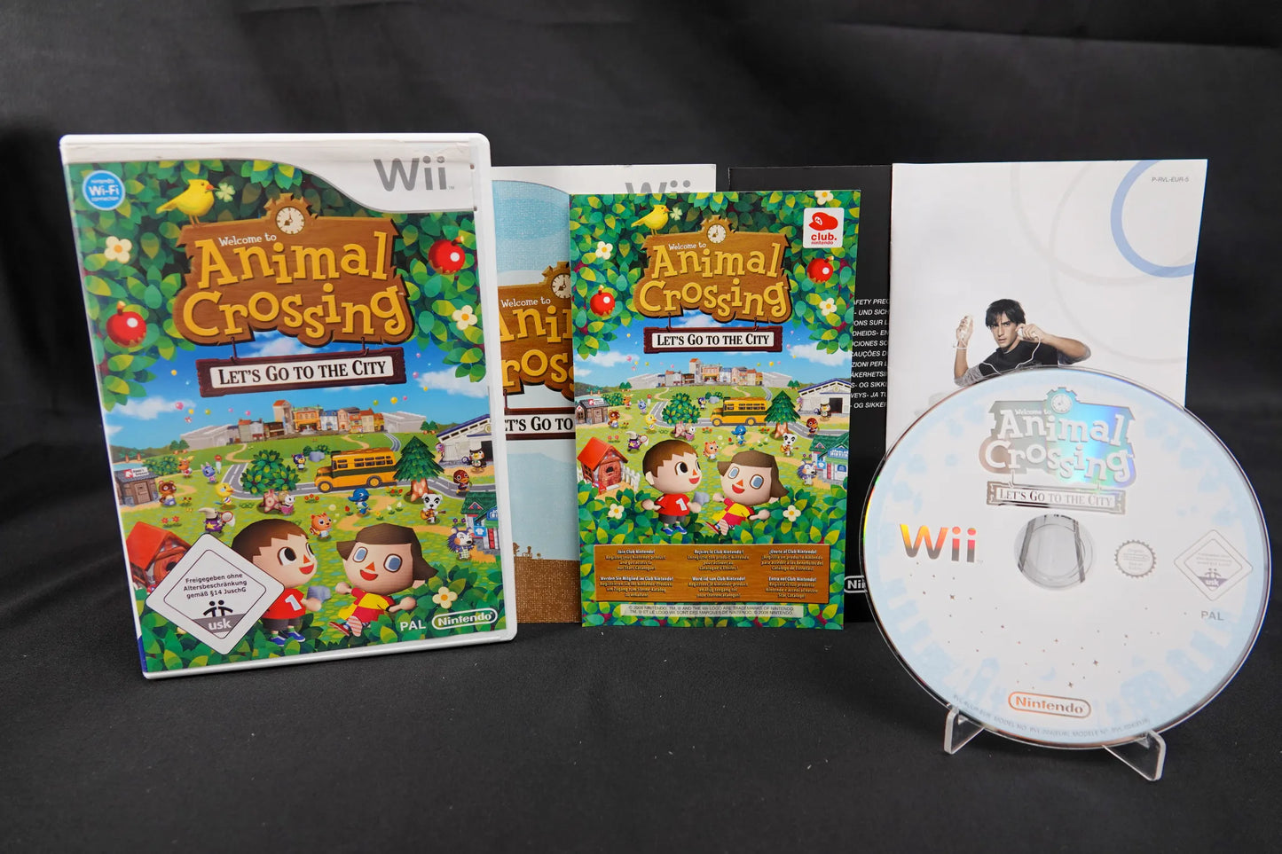 Animal Crossing Let's Go To The City - Nintendo Wii Spiel - PAL - CiB - Deutsch