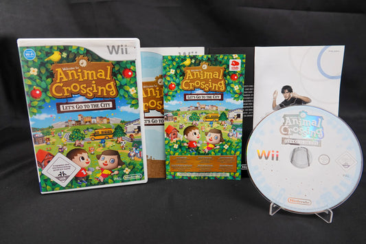 Animal Crossing Let's Go To The City - Nintendo Wii Spiel - PAL - CiB - Deutsch