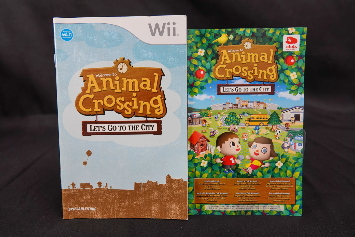 Animal Crossing Let's Go To The City - Nintendo Wii Spiel - PAL - CiB - Deutsch