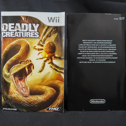Deadly Creatures - Nintendo Wii Spiel - PAL - CiB - Deutsch - Gebraucht