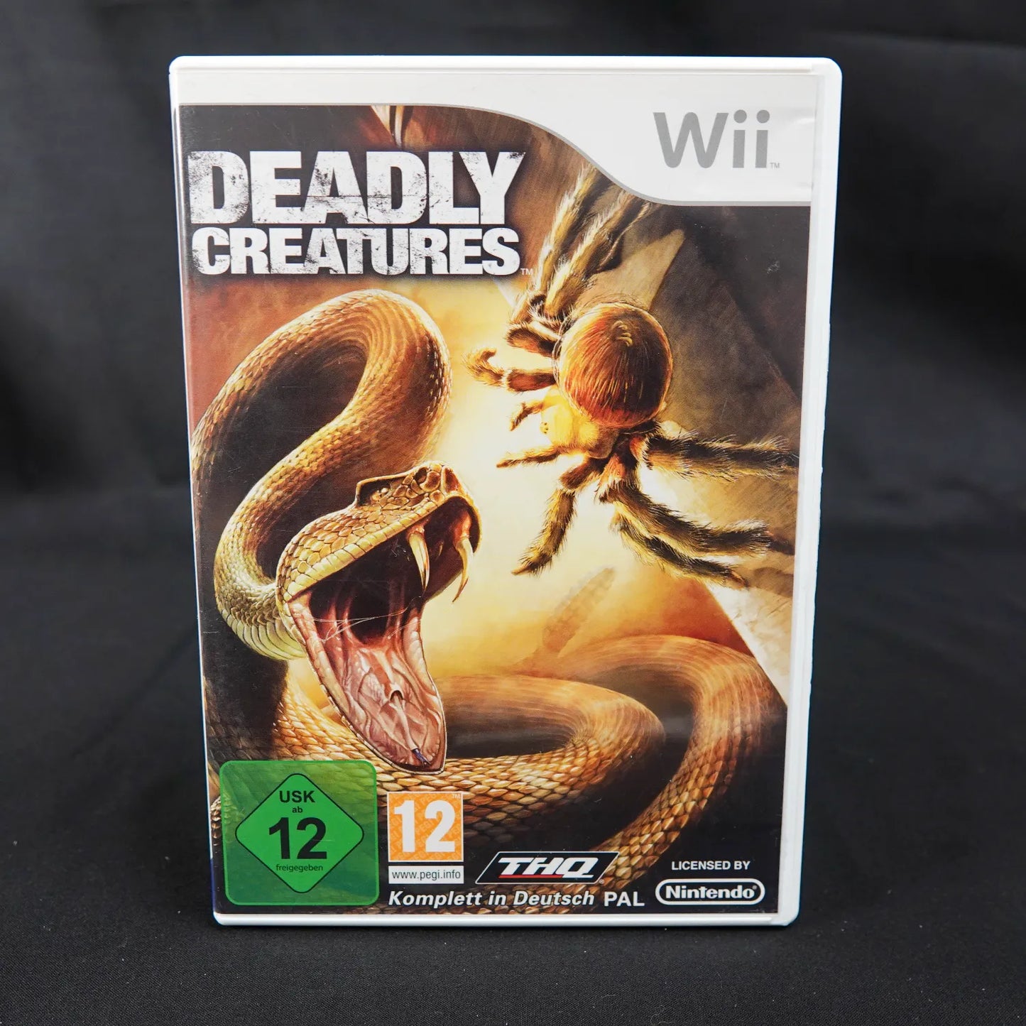 Deadly Creatures - Nintendo Wii Spiel - PAL - CiB - Deutsch - Gebraucht