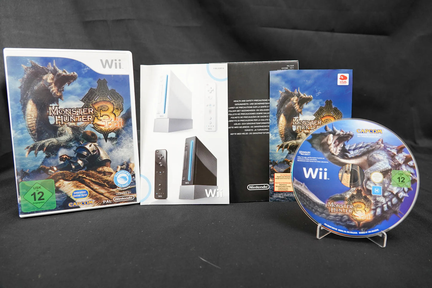 Monster Hunter 3 Tri - Nintendo Wii Spiel - PAL - CiB - Deutsch - Gebraucht