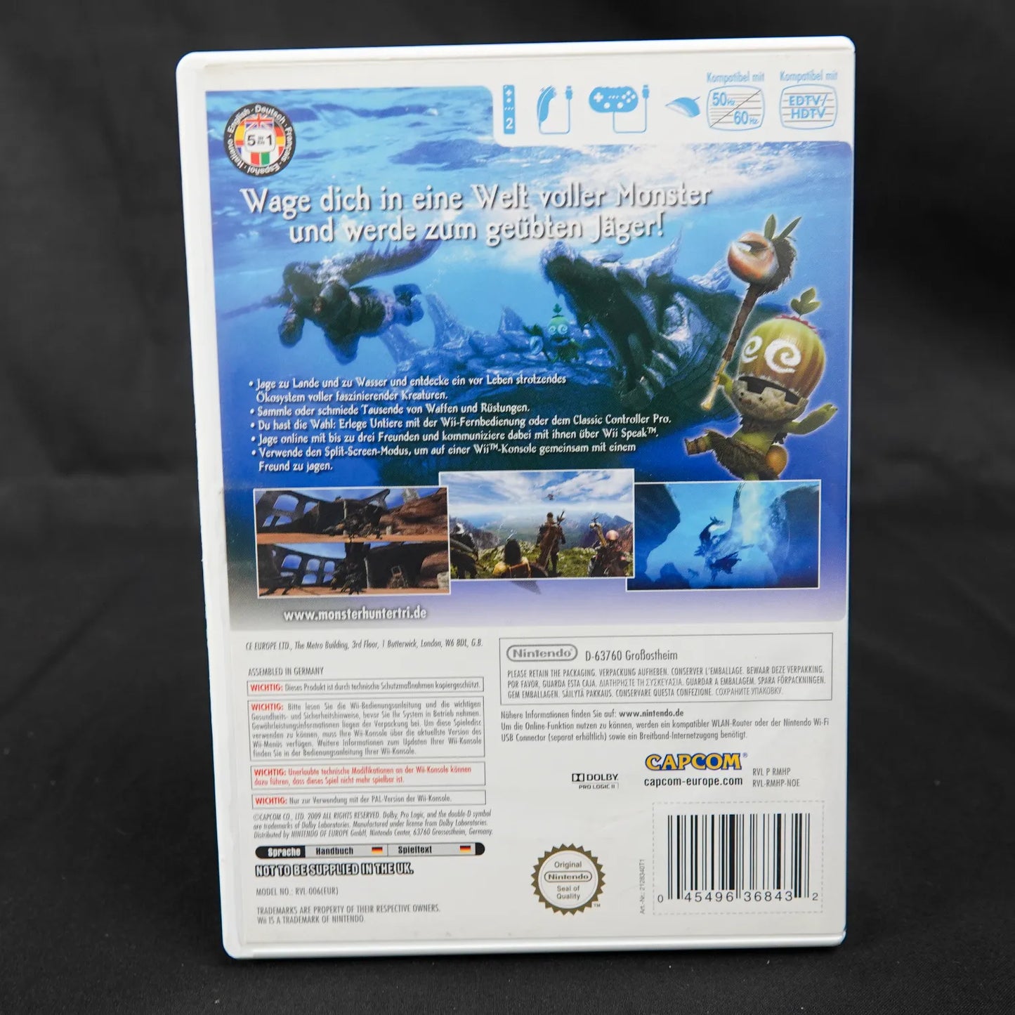 Monster Hunter 3 Tri - Nintendo Wii Spiel - PAL - CiB - Deutsch - Gebraucht