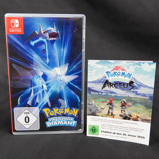 Pokémon Strahlender Diamant - Nintendo Switch Spiel - CiB - Deutsch