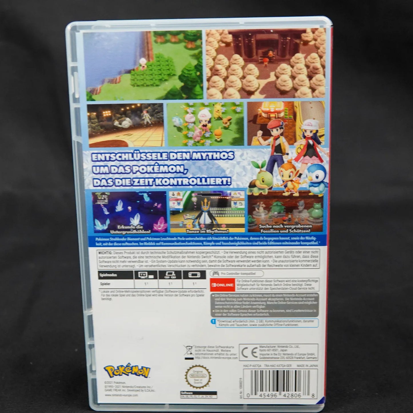 Pokémon Strahlender Diamant - Nintendo Switch Spiel - CiB - Deutsch