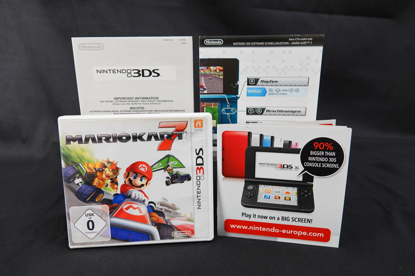 Mario Kart 7 - Nintendo 3DS Spiel - PAL - CiB - Deutsch - Gebraucht