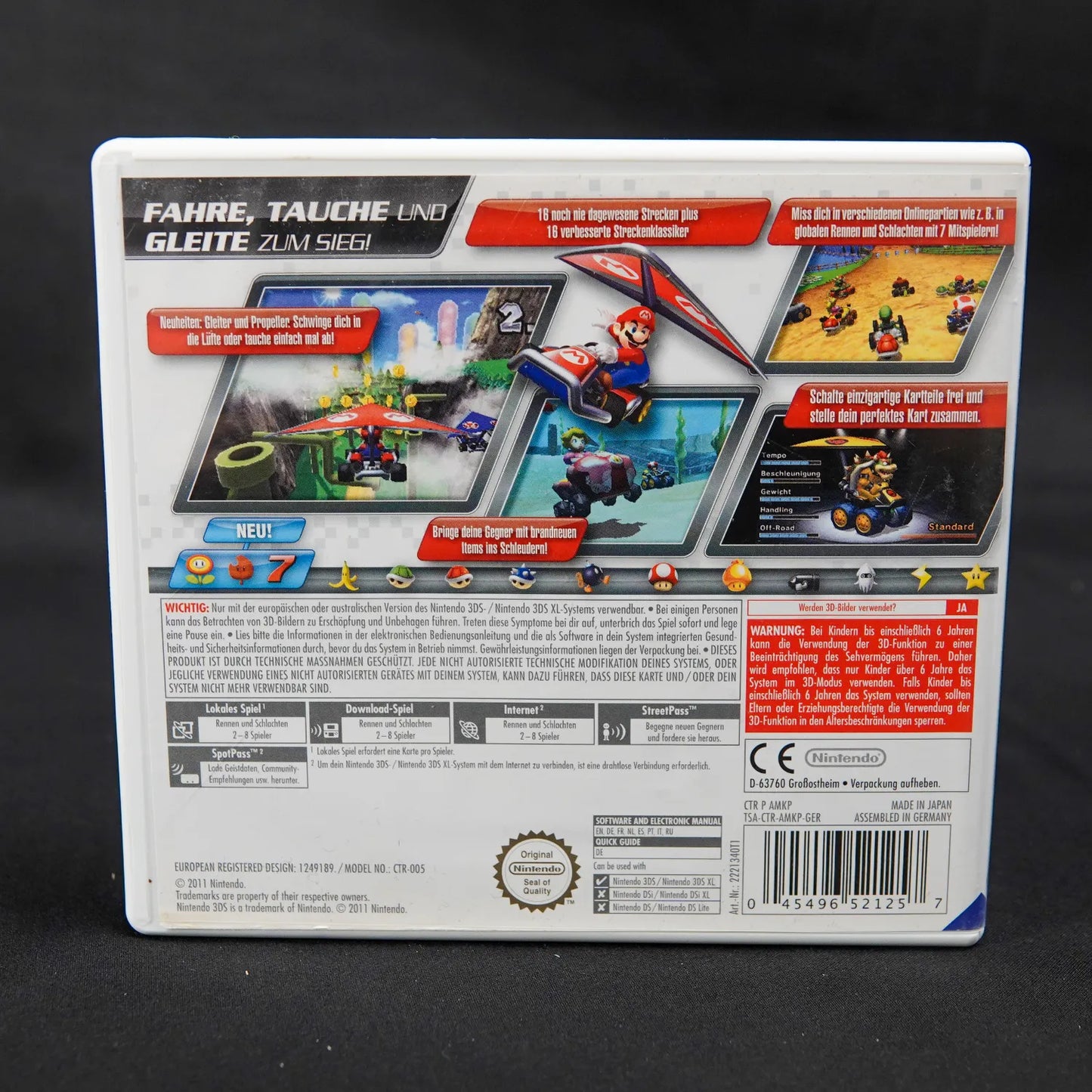 Mario Kart 7 - Nintendo 3DS Spiel - PAL - CiB - Deutsch - Gebraucht