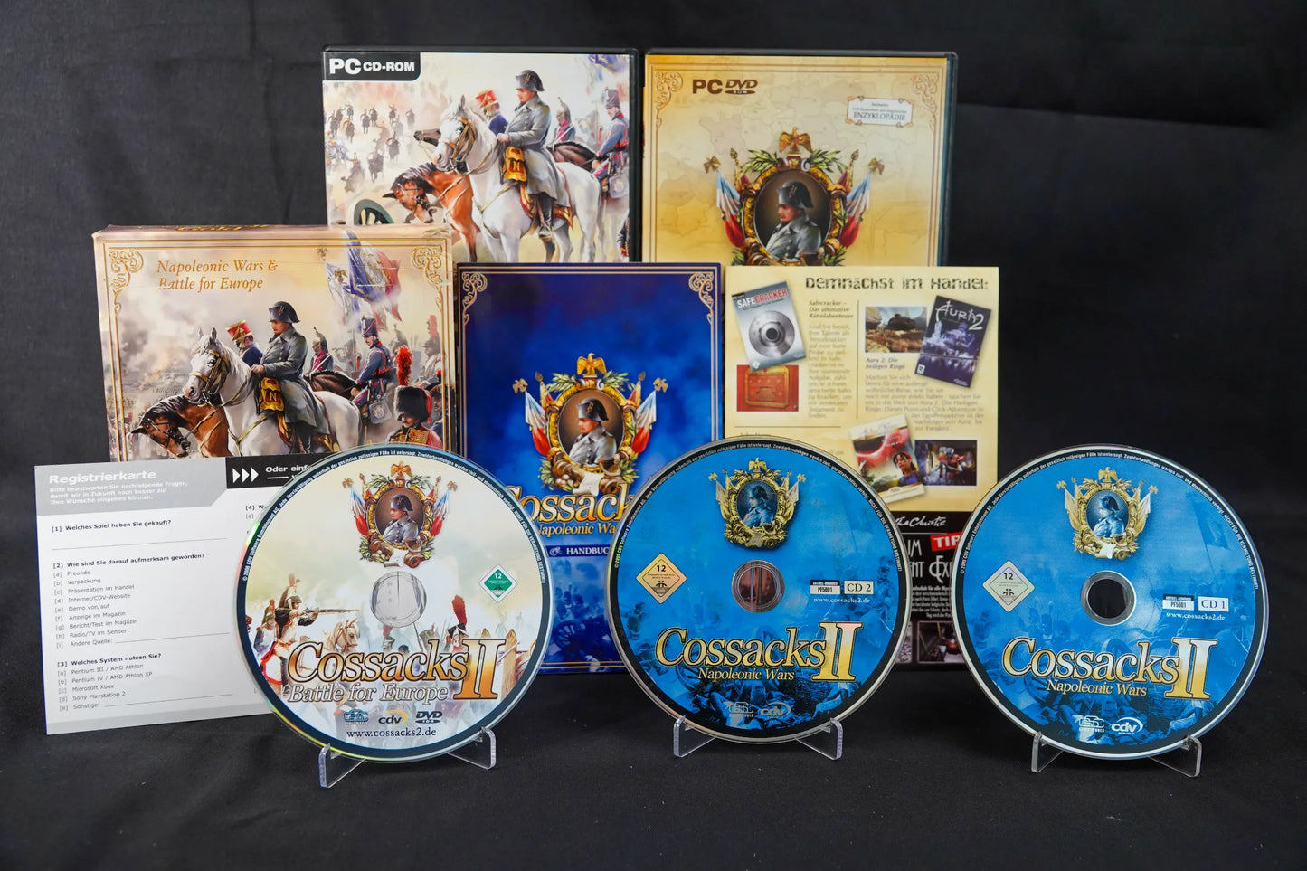 Cossacks II Gold - Napoleonic Wars + Battle for Europe - PC Game im Papp-Schuber