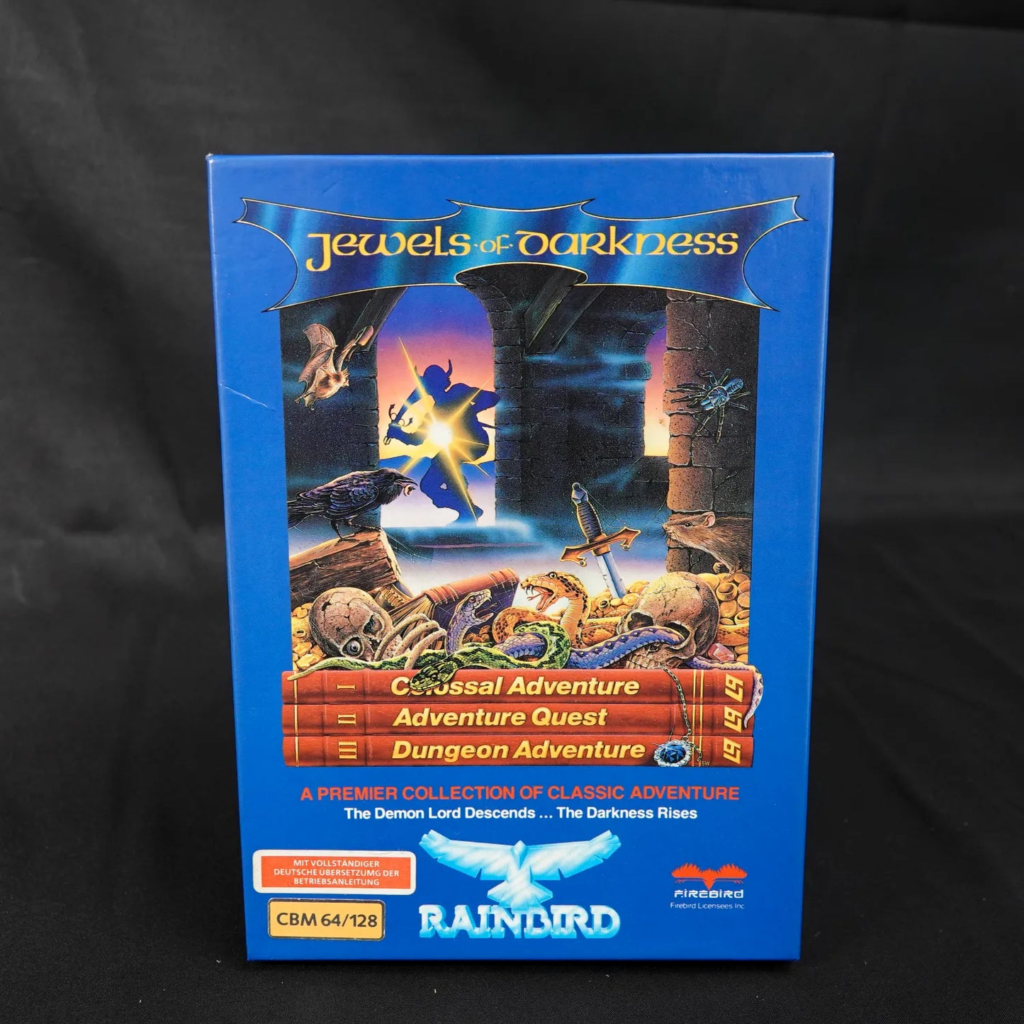 Commodore 64: Jewels of Darkness Big Box - CiB mit original Lenslok-Prisma