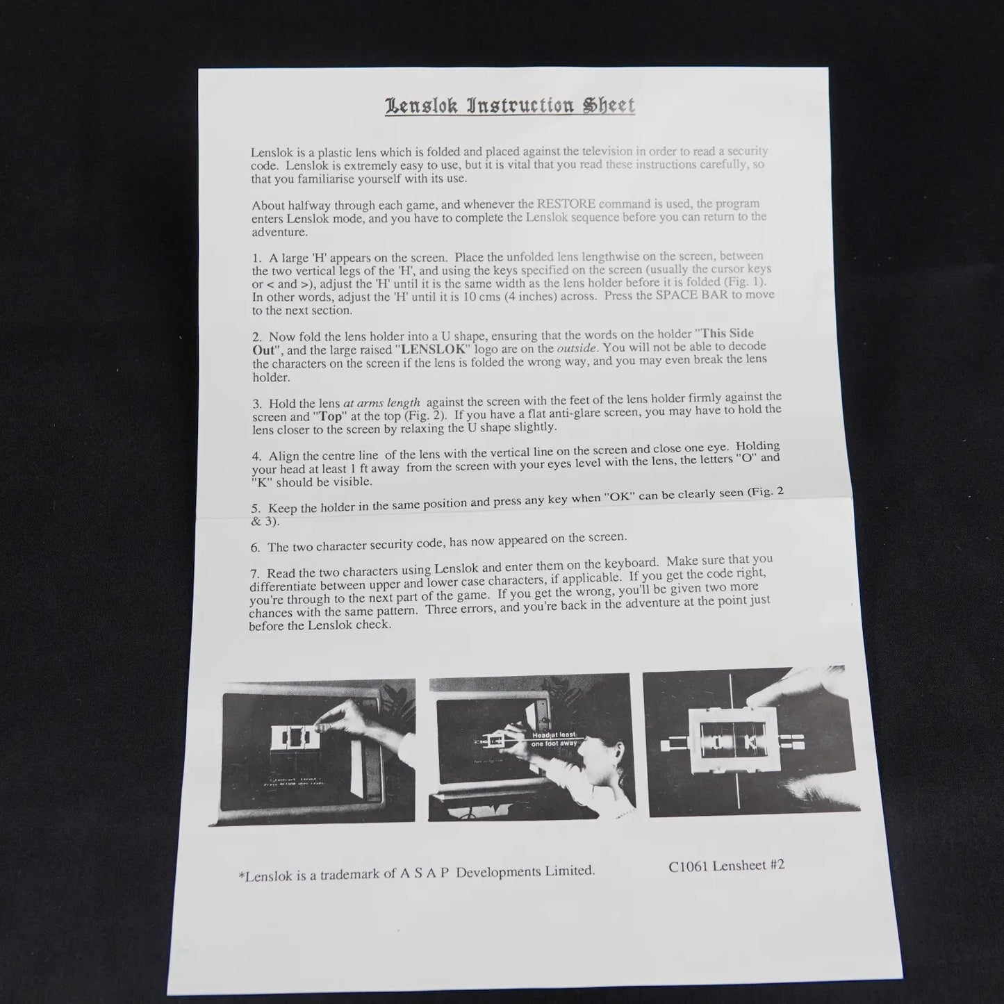 Commodore 64: Jewels of Darkness Big Box - CiB mit original Lenslok-Prisma