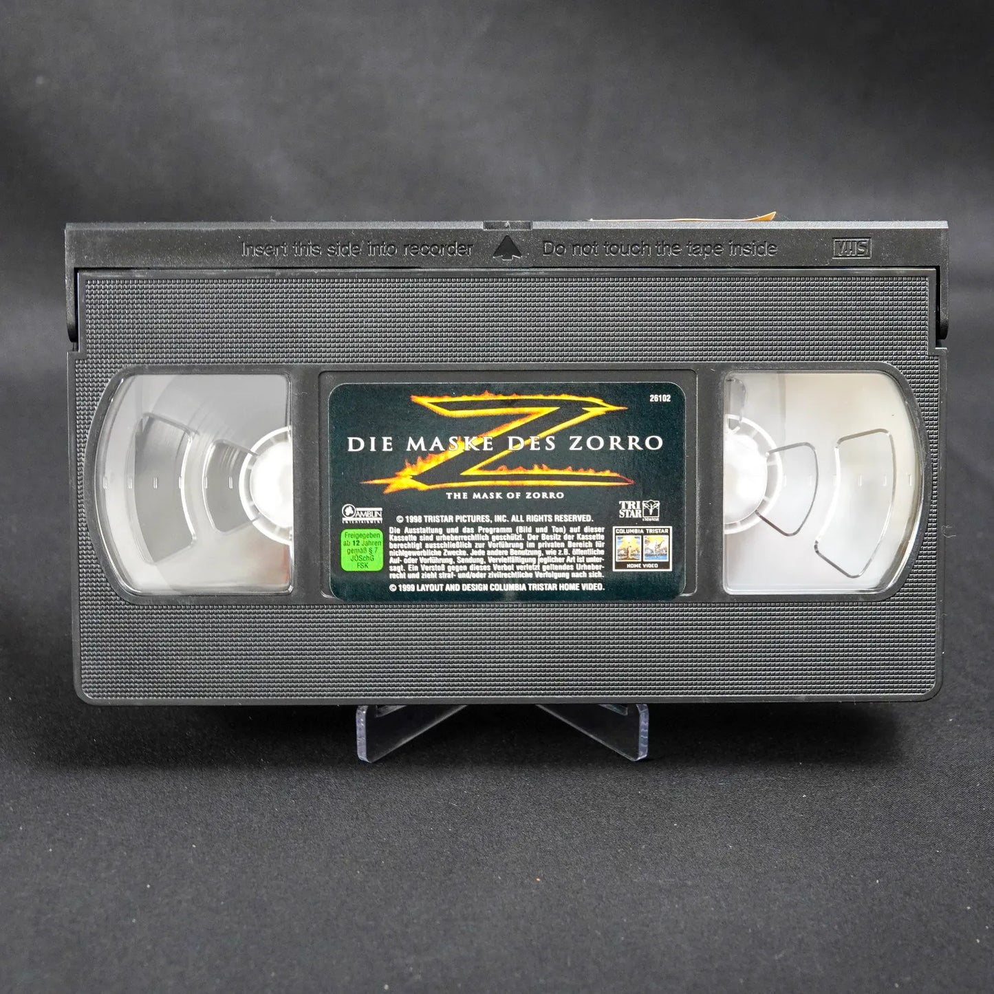 Die Maske des Zorro - VHS Video-Kassette - Deutsch - Gebraucht