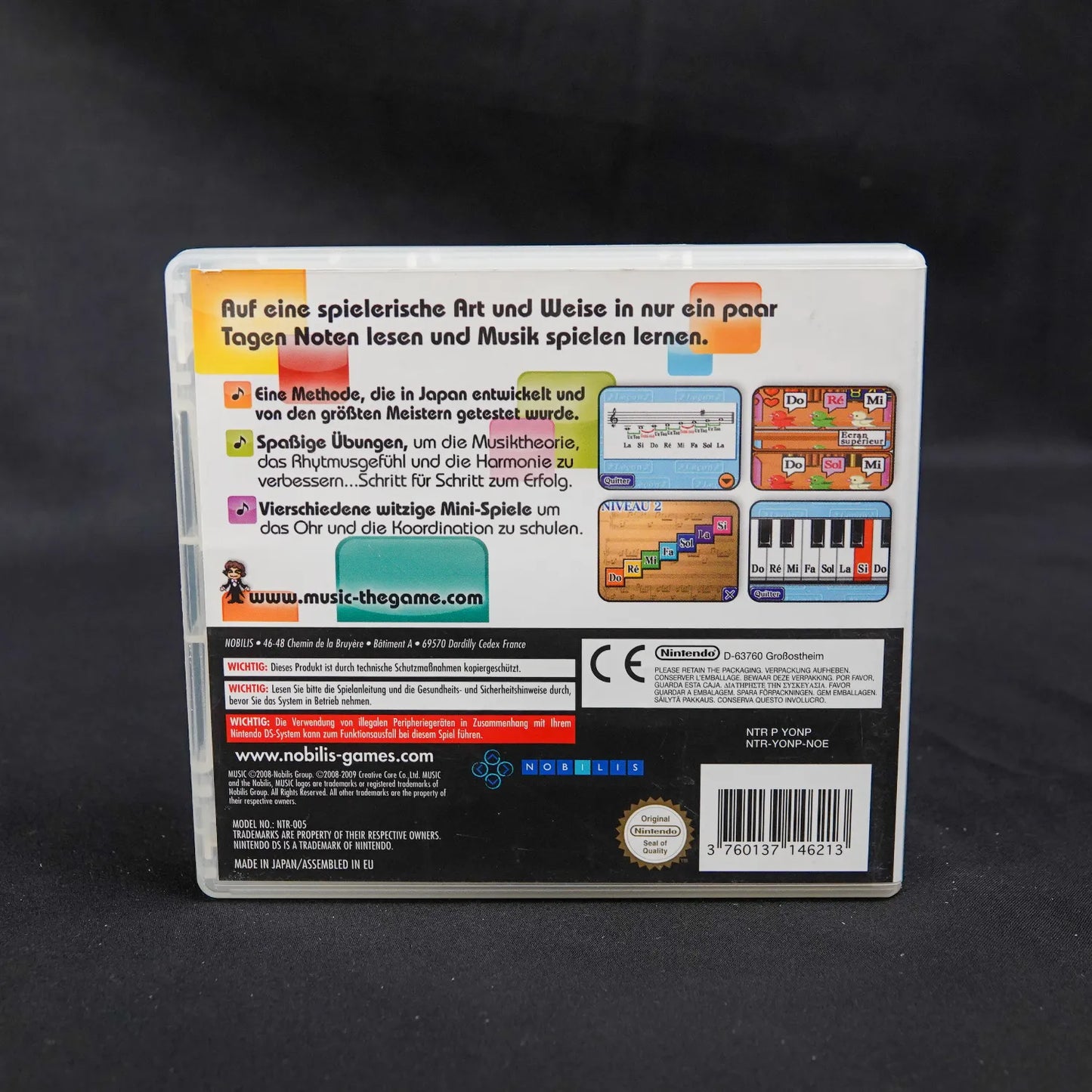 Music - Musik für Alle - Nintendo DS Spiel - PAL - CiB - Deutsch - Gebraucht