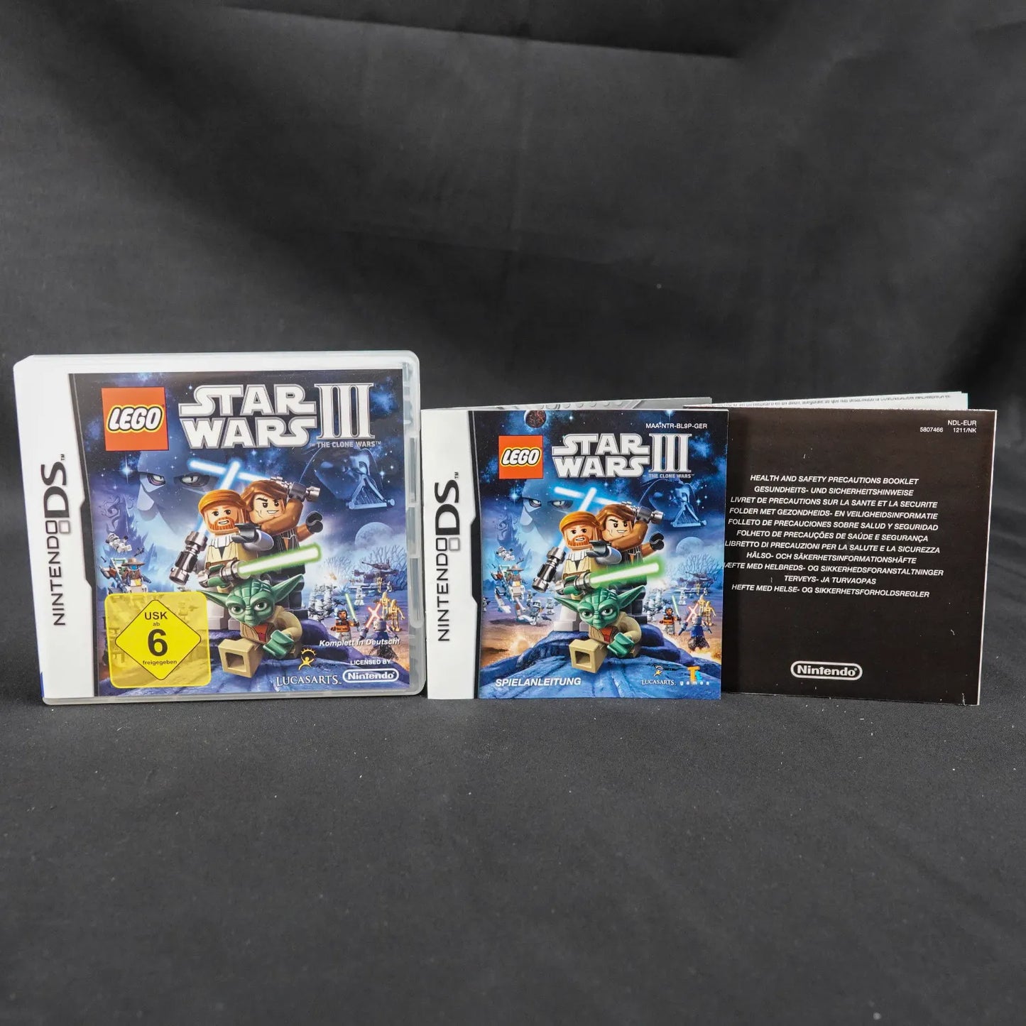 LEGO Star Wars 3: The Clone Wars - Nintendo DS - PAL - CiB - Deutsch - Gebraucht