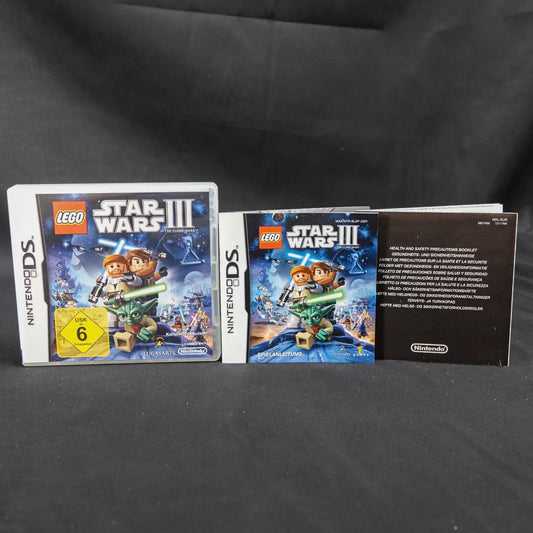 LEGO Star Wars 3: The Clone Wars - Nintendo DS - PAL - CiB - Deutsch - Gebraucht