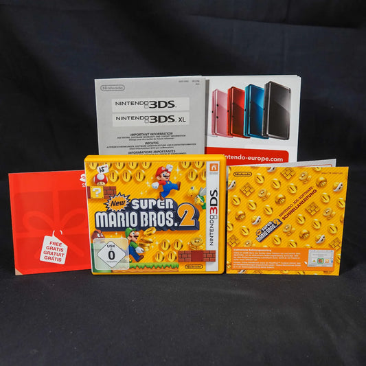 New Super Mario Bros 2  - Nintendo 3DS - PAL - CiB - Deutsch - Gebraucht