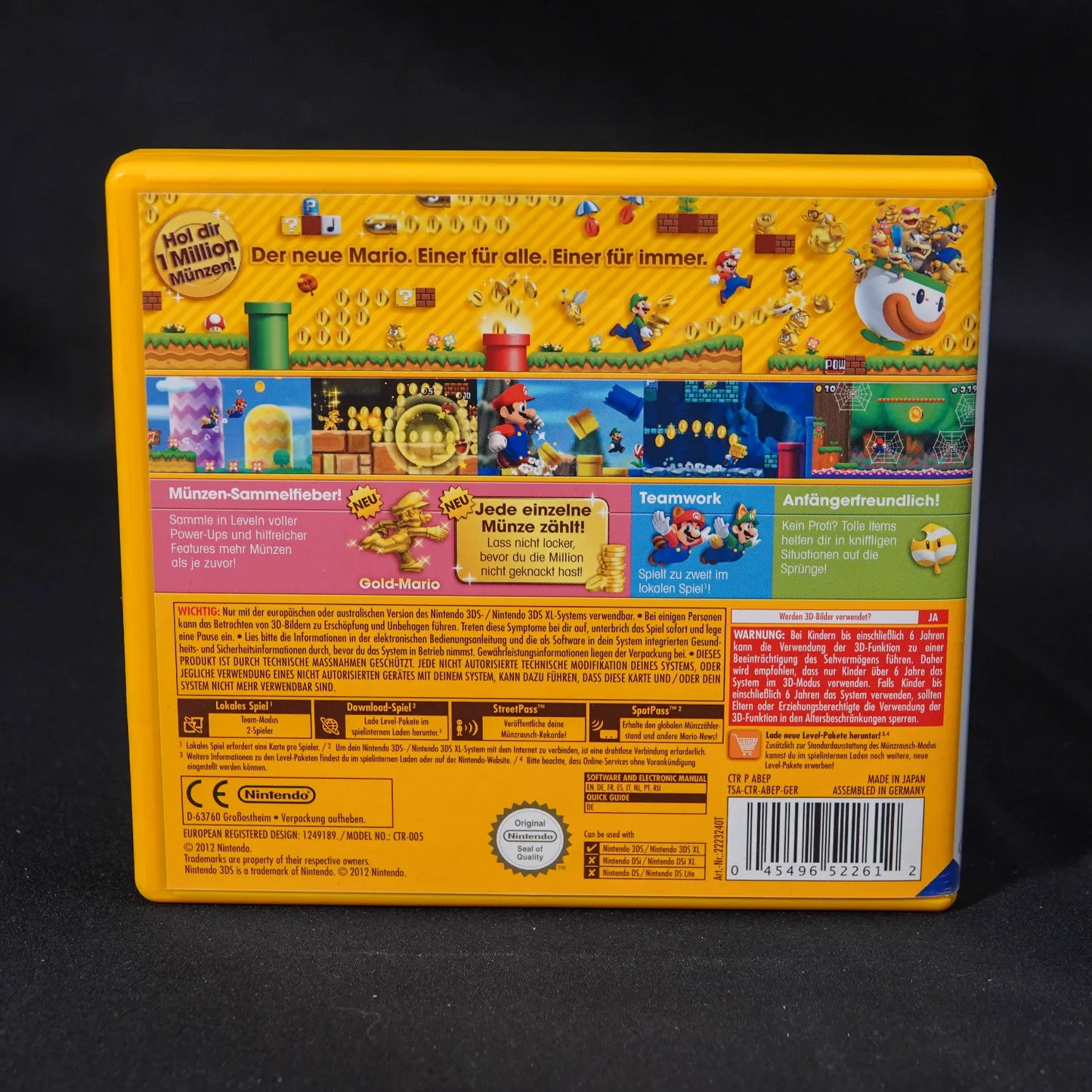 New Super Mario Bros 2  - Nintendo 3DS - PAL - CiB - Deutsch - Gebraucht