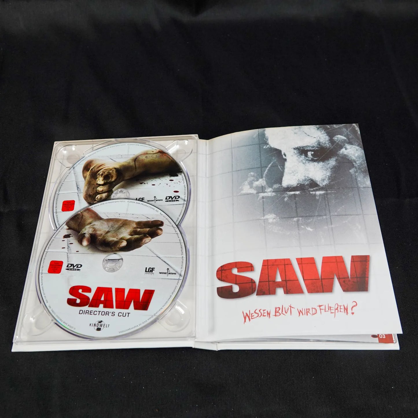 Saw - Collectors Edition - Director's Cut DVD - Deutsch - Neuwertig - FSK 18