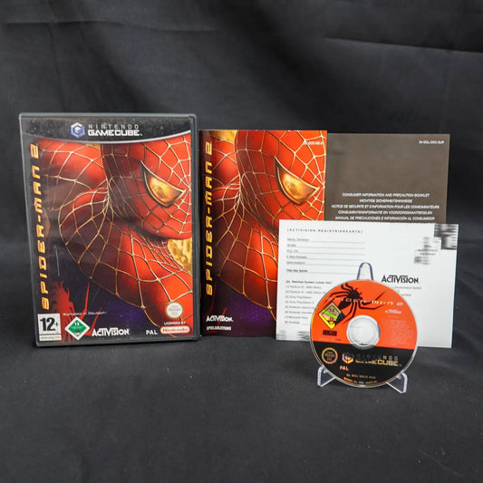 Spiderman 2 - Nintendo Gamecube Spiel - CiB - PAL - Deutsch - Gebraucht